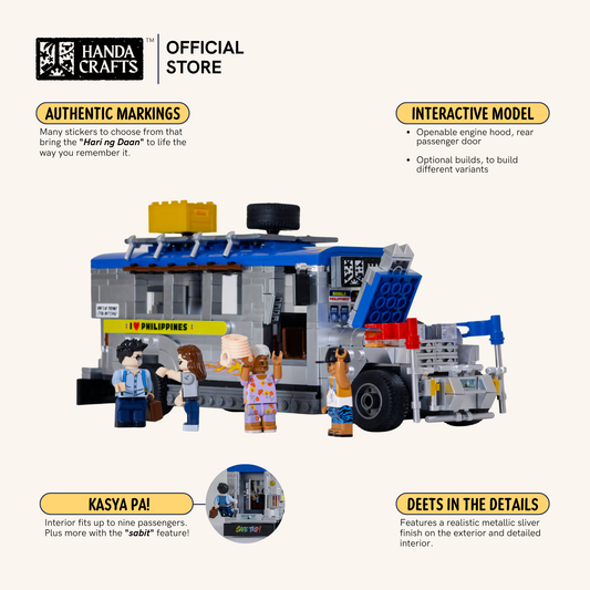 Philippine Jeepney Brick Set