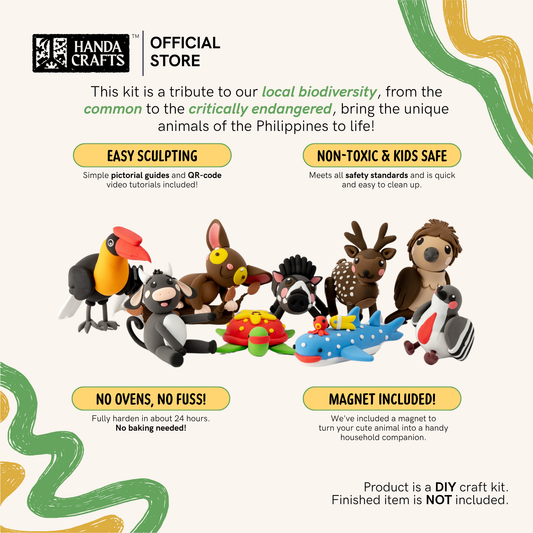 Air-Dry Clay Kit (Animal Series)
