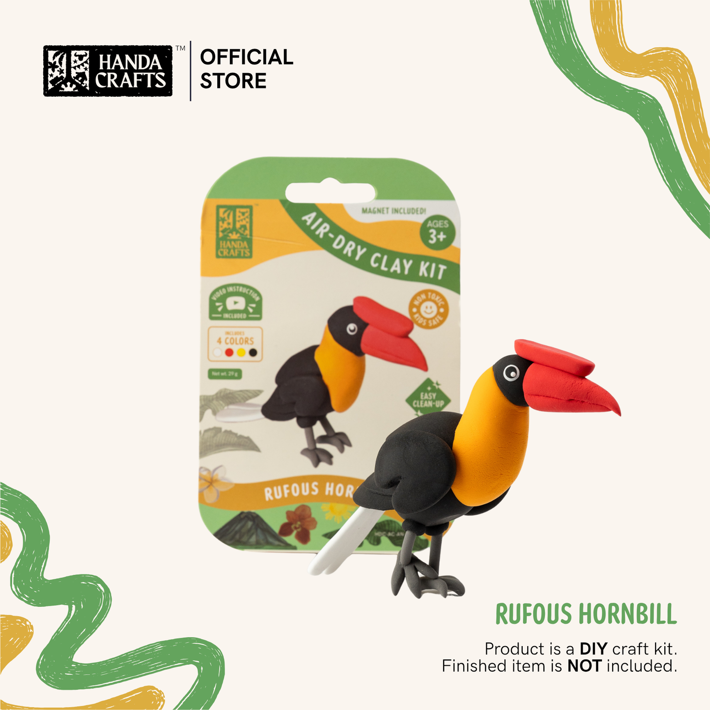 Air-Dry Clay Kit (Animal Series)