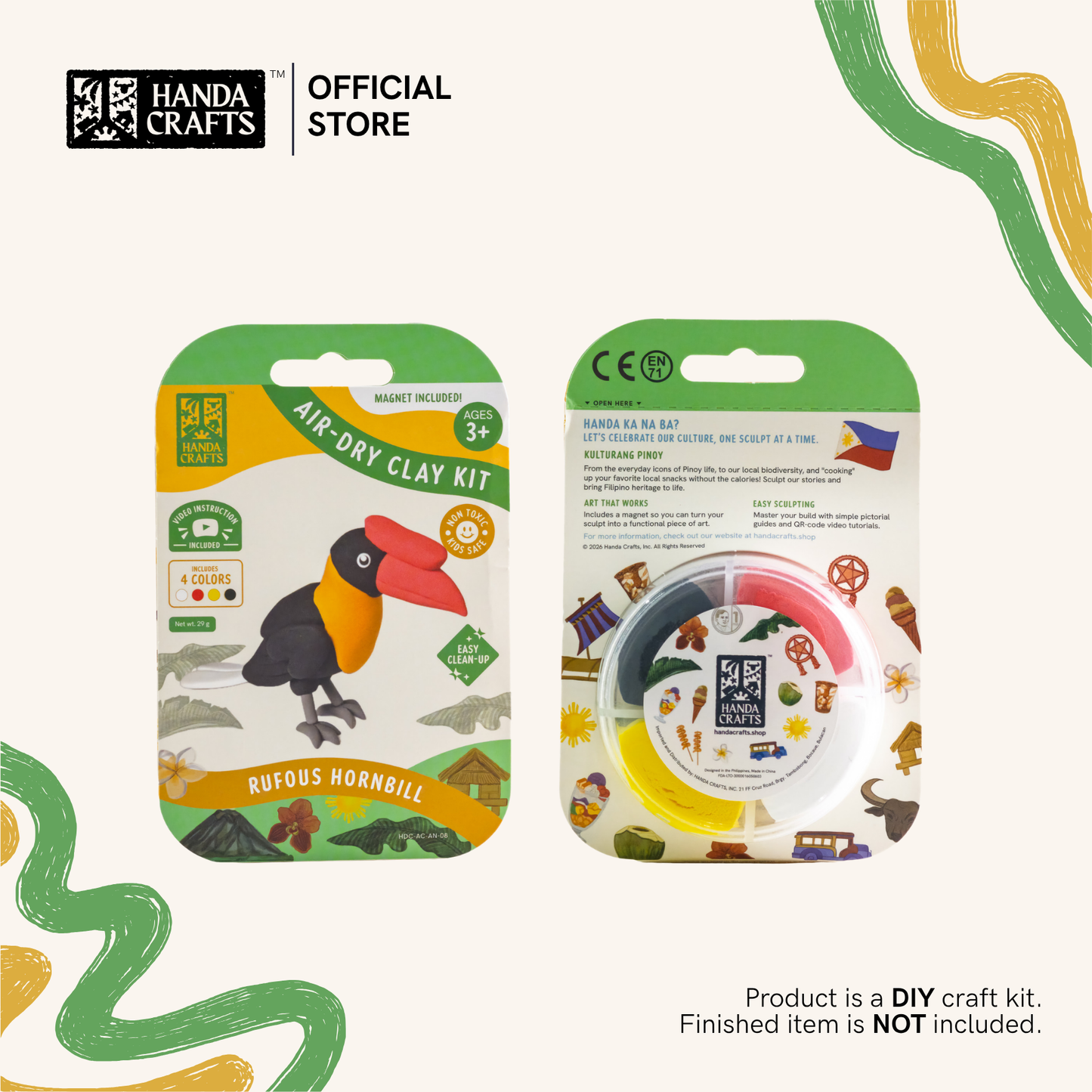 Air-Dry Clay Kit (Animal Series)