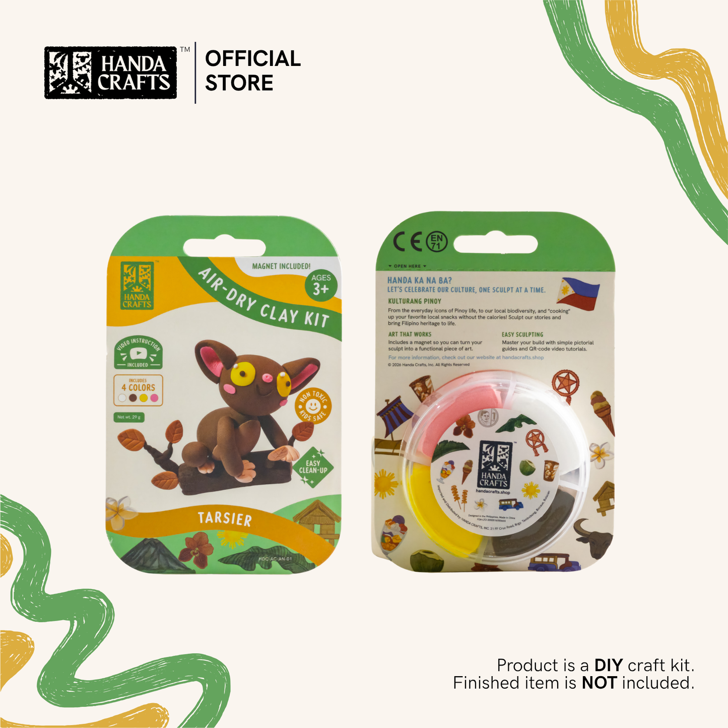 Air-Dry Clay Kit (Animal Series)
