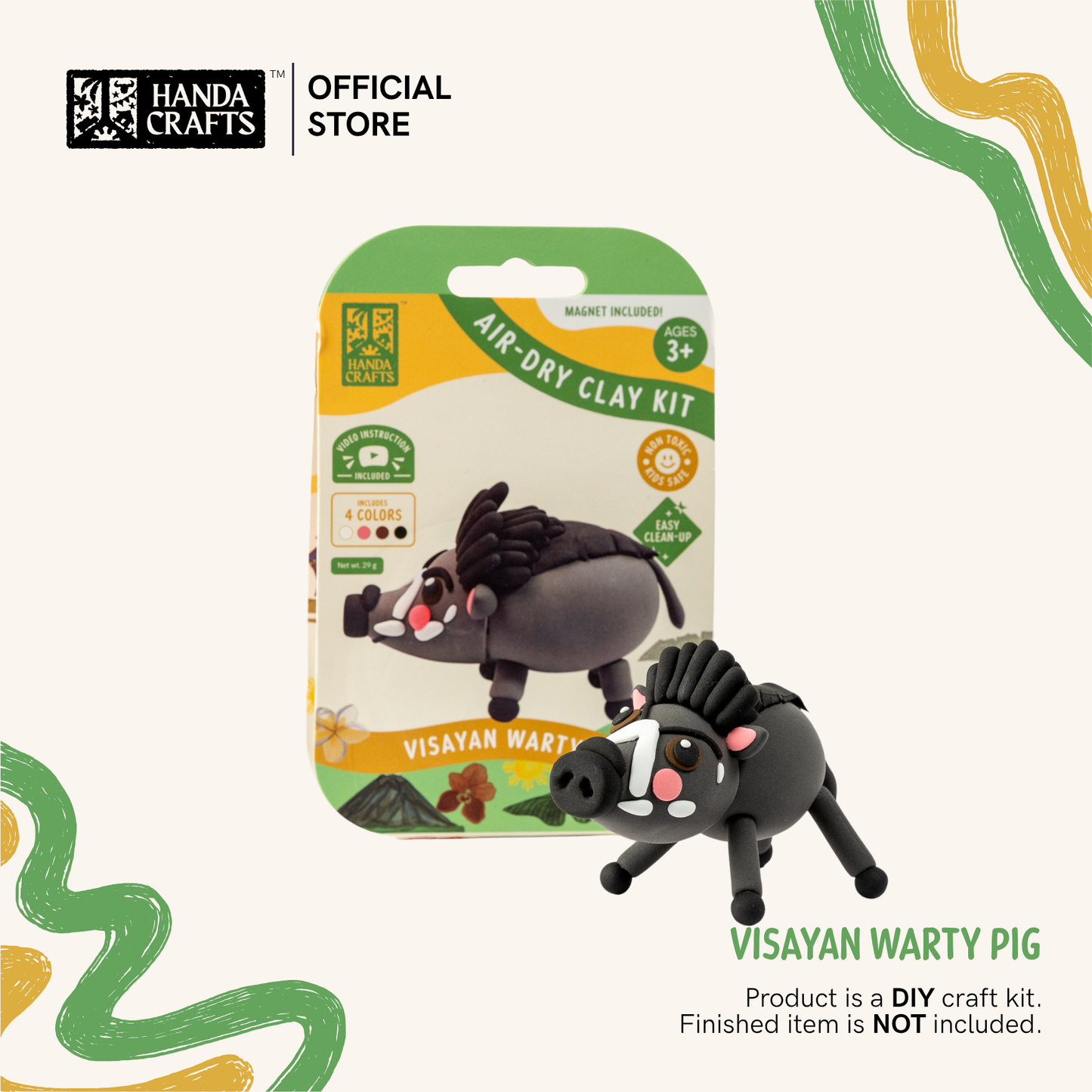 Air-Dry Clay Kit (Animal Series)
