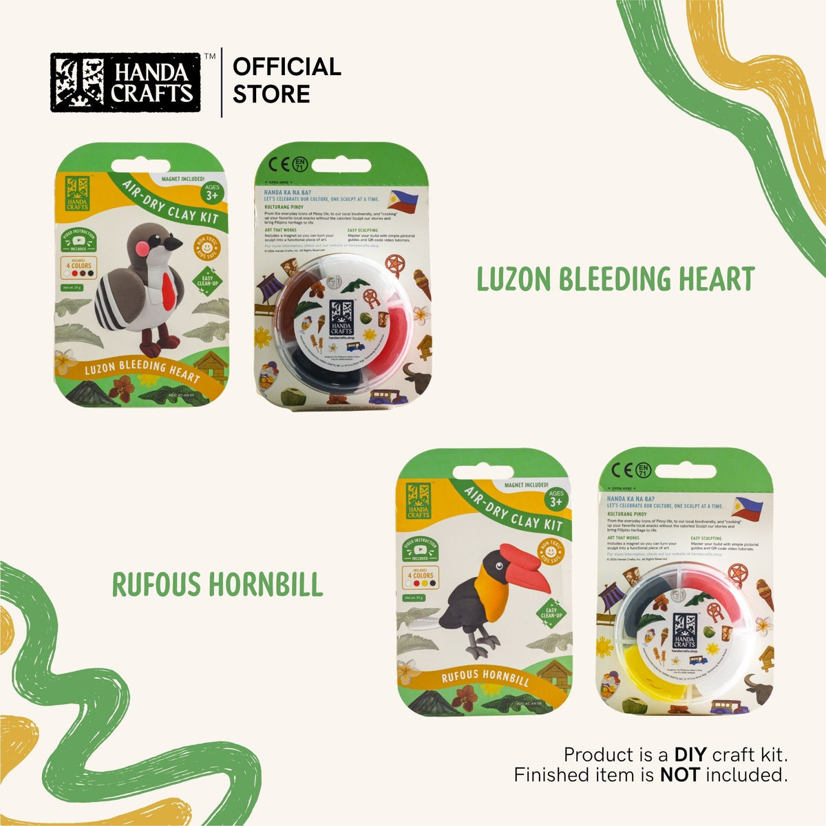 Air-Dry Clay Kit (Animal Series)
