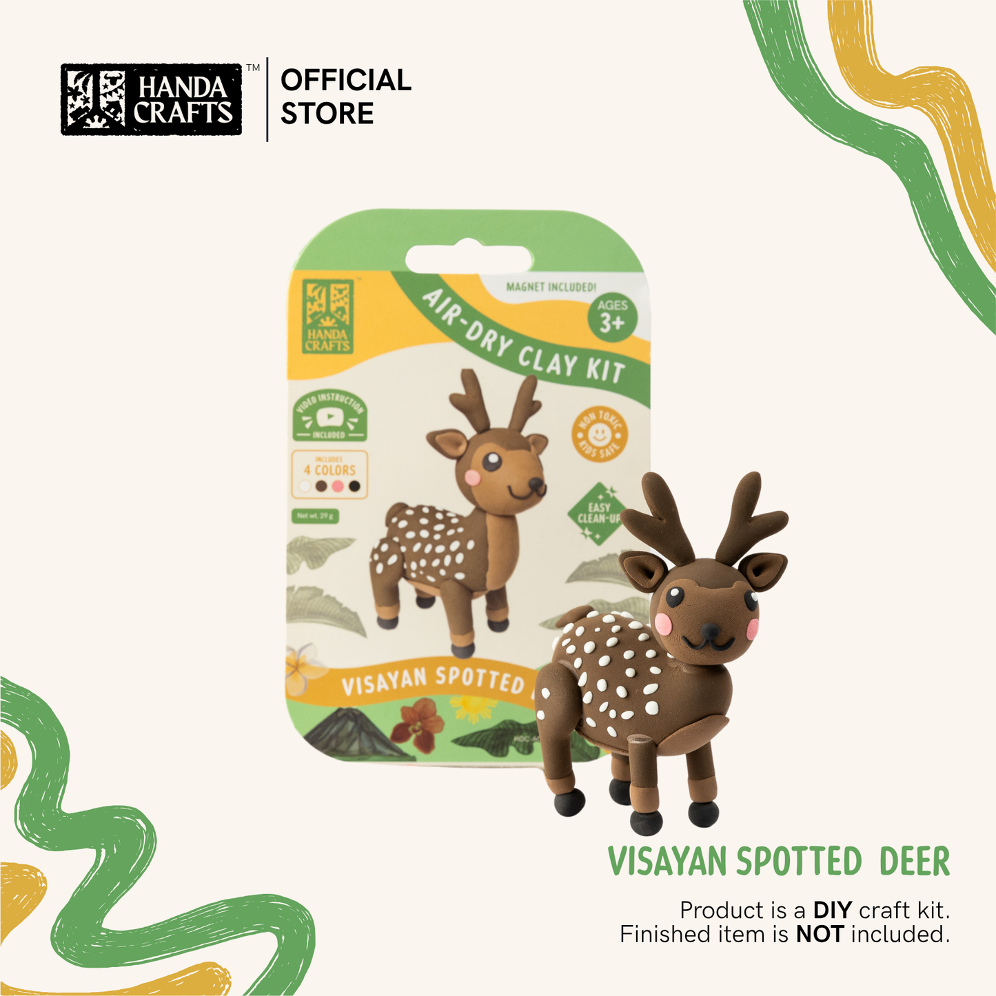 Air-Dry Clay Kit (Animal Series)