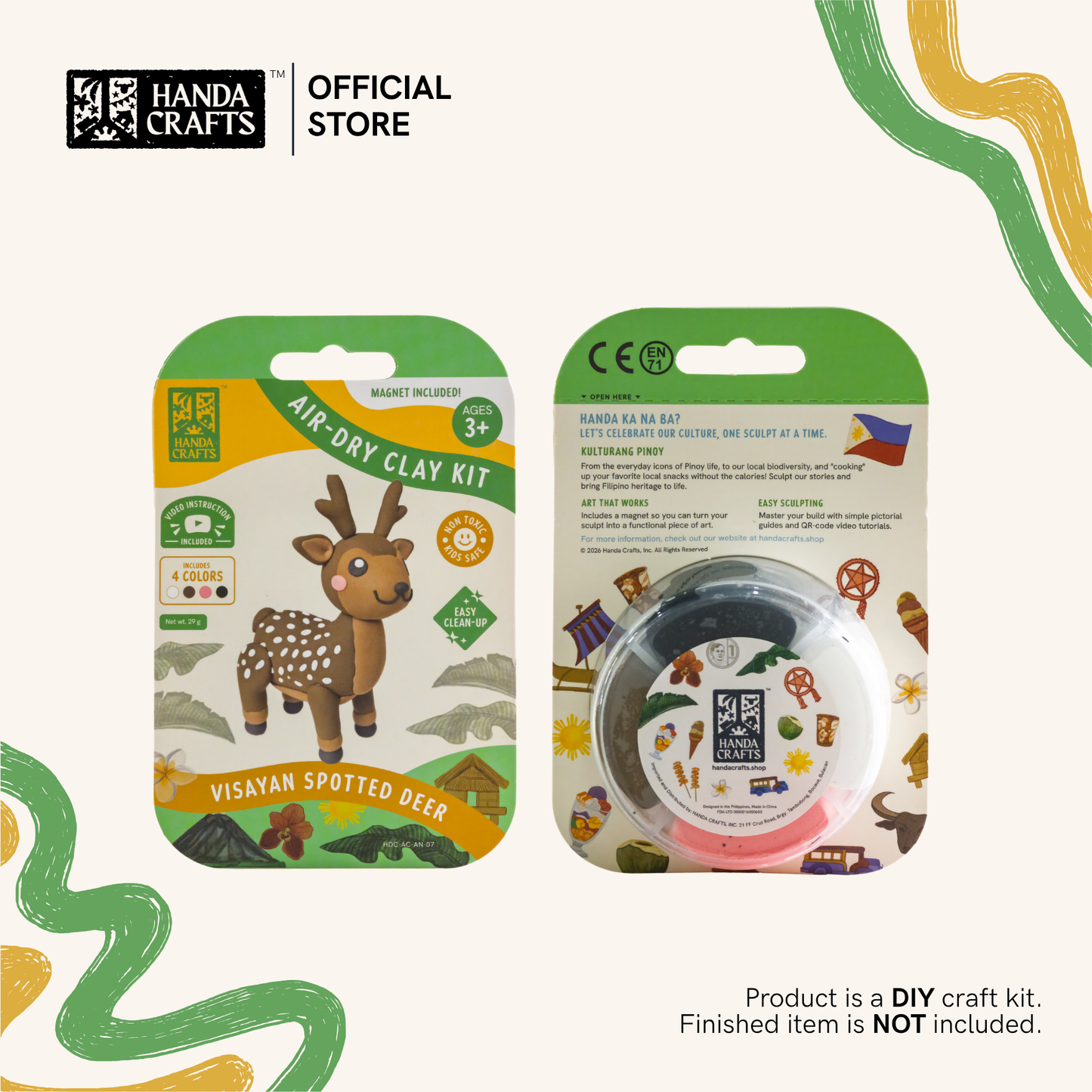Air-Dry Clay Kit (Animal Series)