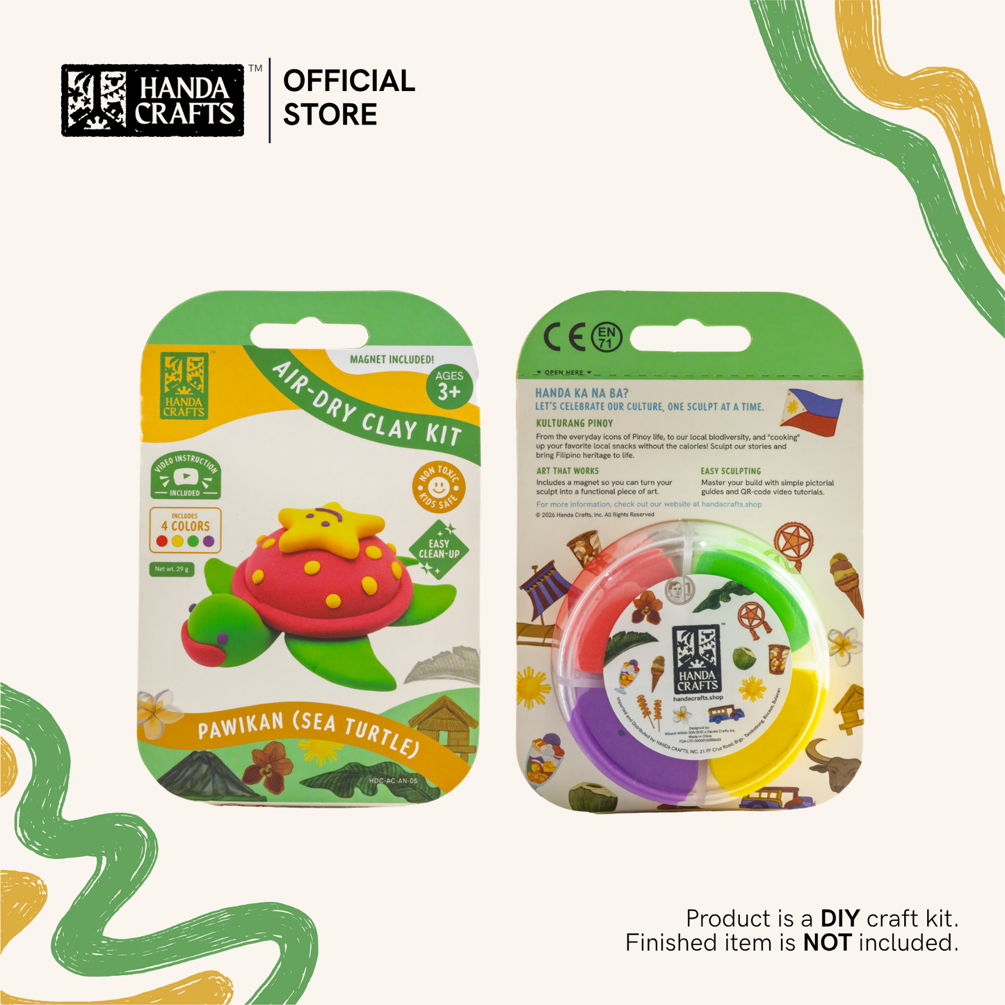 Air-Dry Clay Kit (Animal Series)