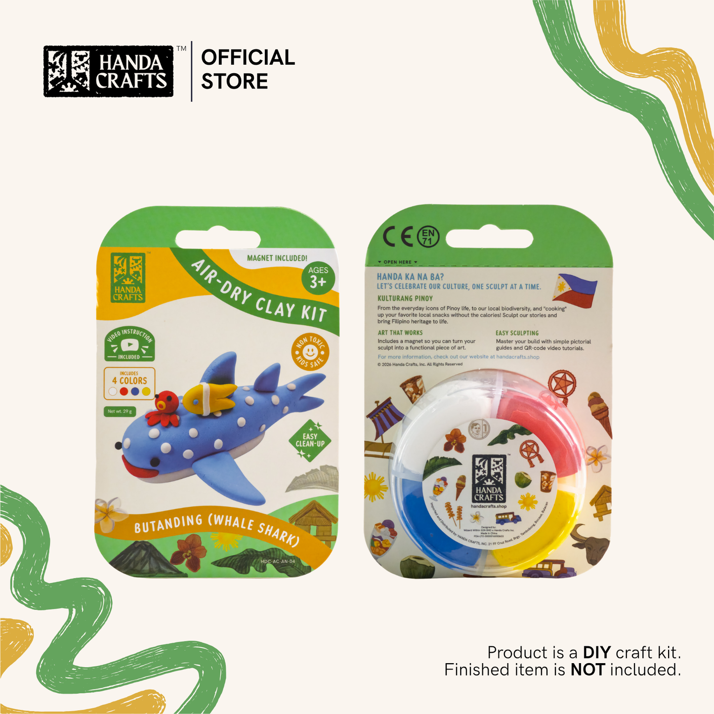 Air-Dry Clay Kit (Animal Series)