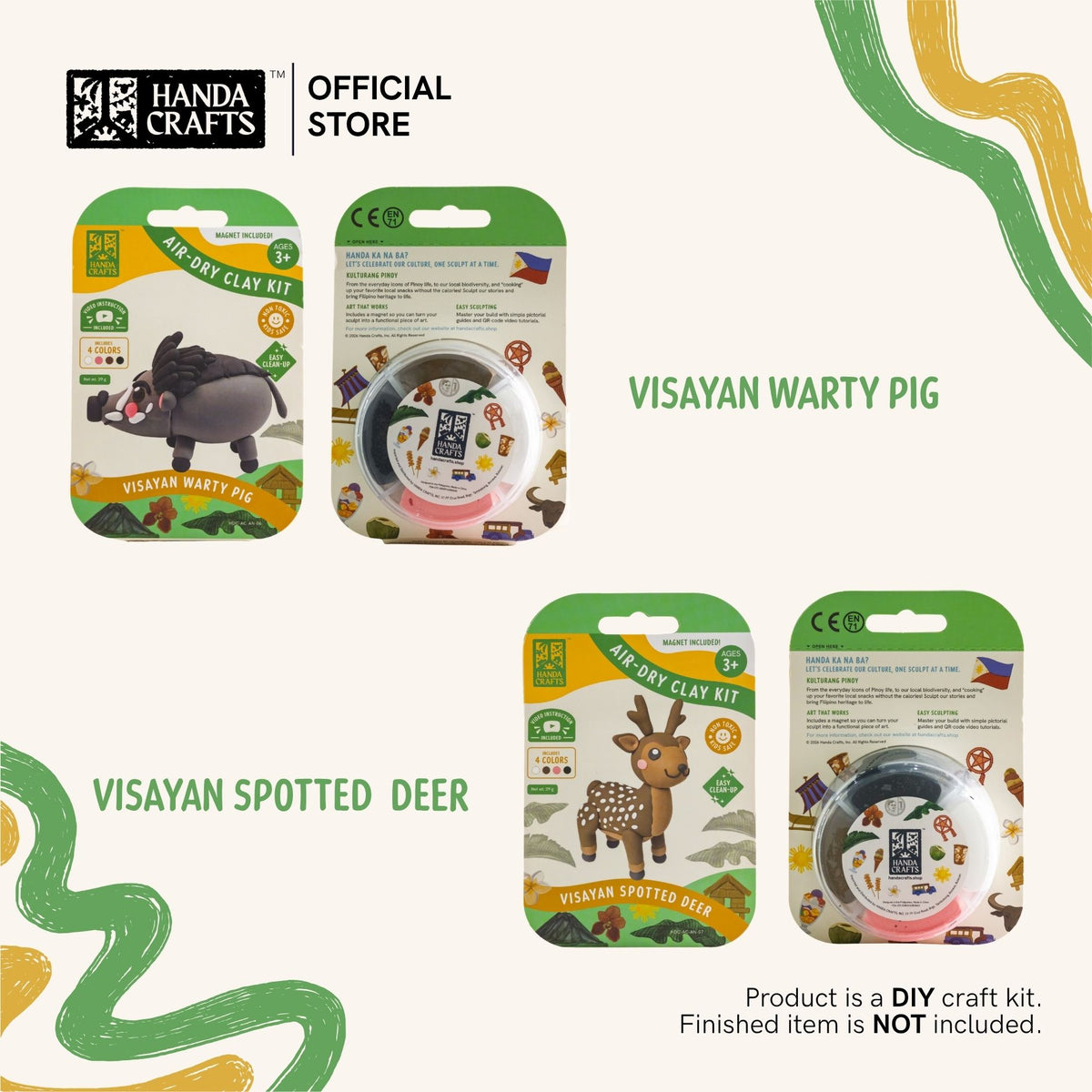 Air-Dry Clay Kit (Animal Series)