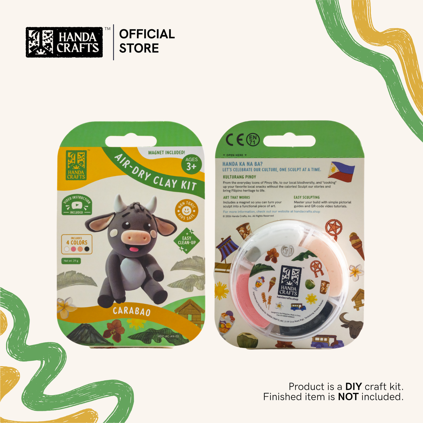 Air-Dry Clay Kit (Animal Series)