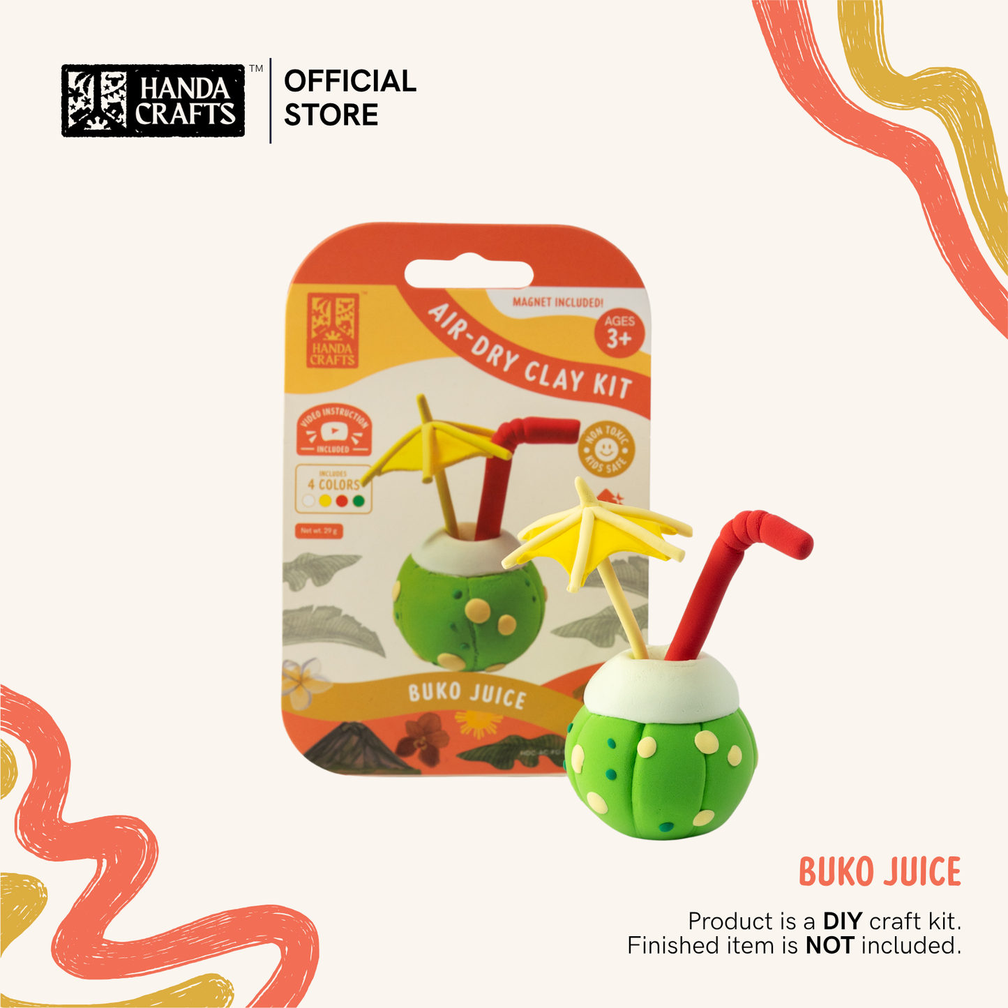 Air-Dry Clay Kit (Food Series)