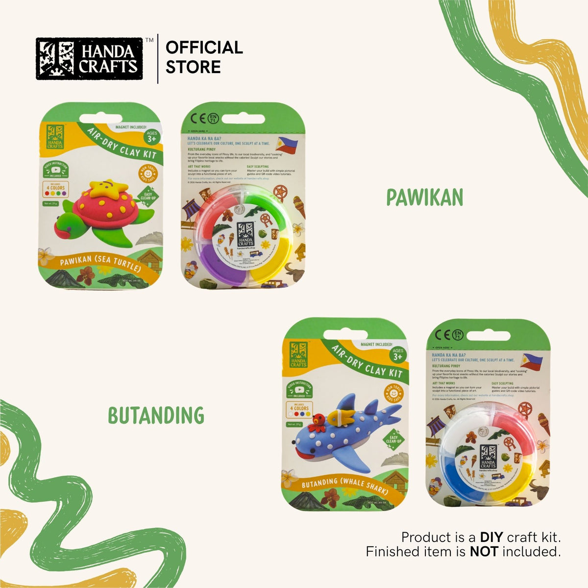 Air-Dry Clay Kit (Animal Series)