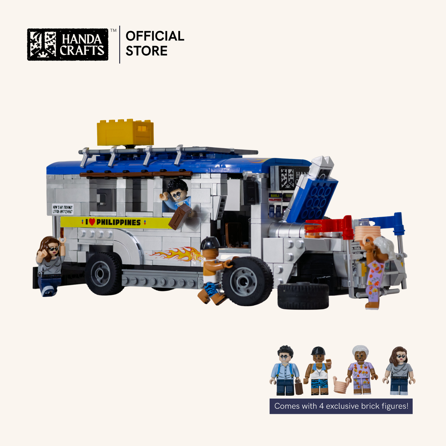 Philippine Jeepney Brick Set