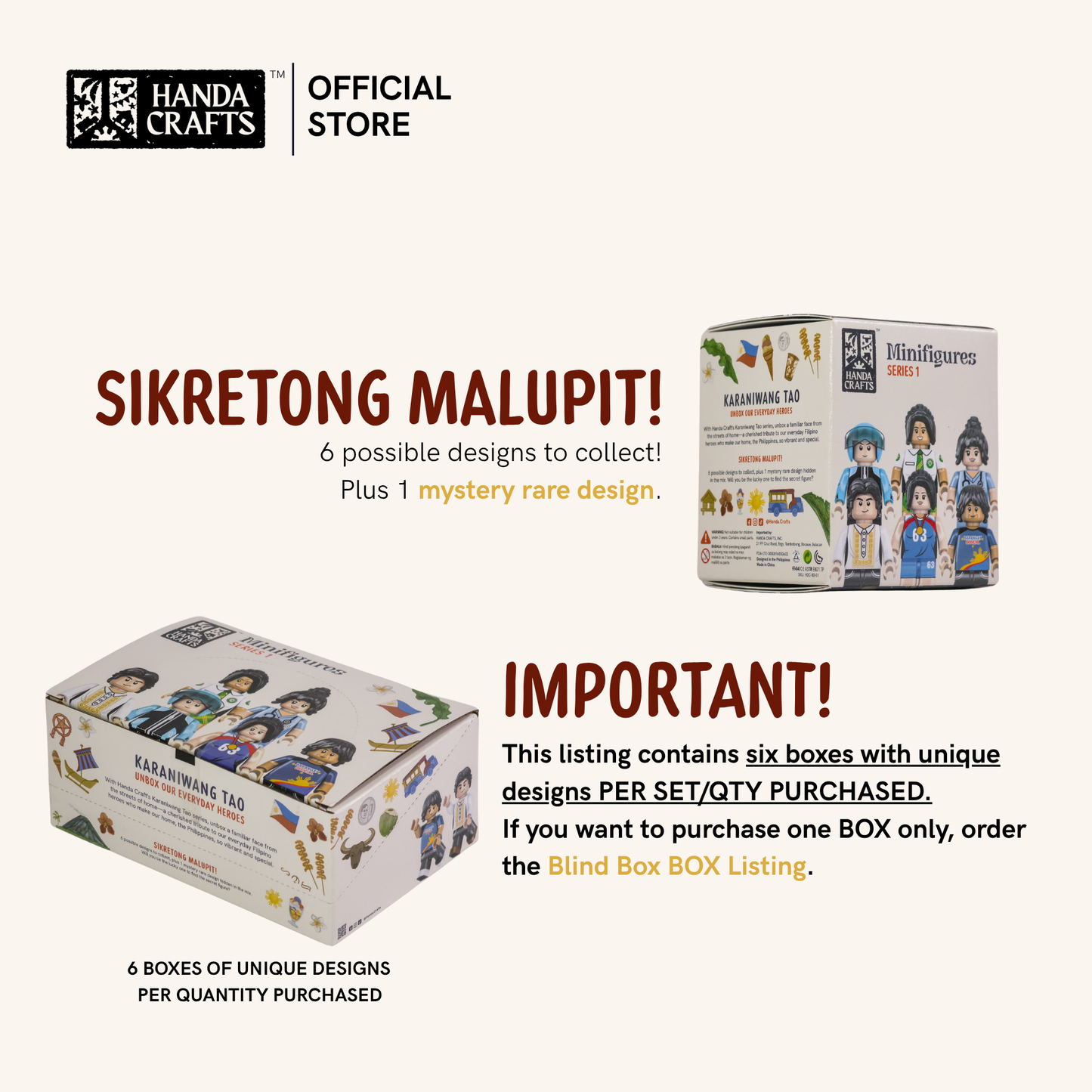 Brick Figure Blind Box Series 1 - SET