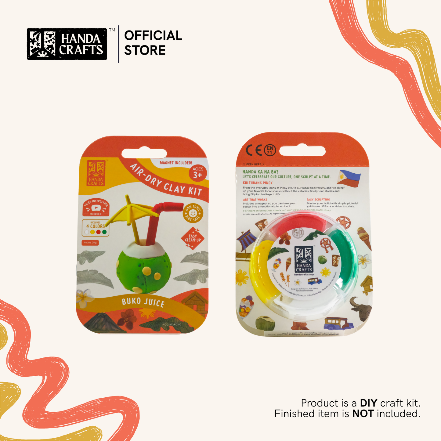 Air-Dry Clay Kit (Food Series)