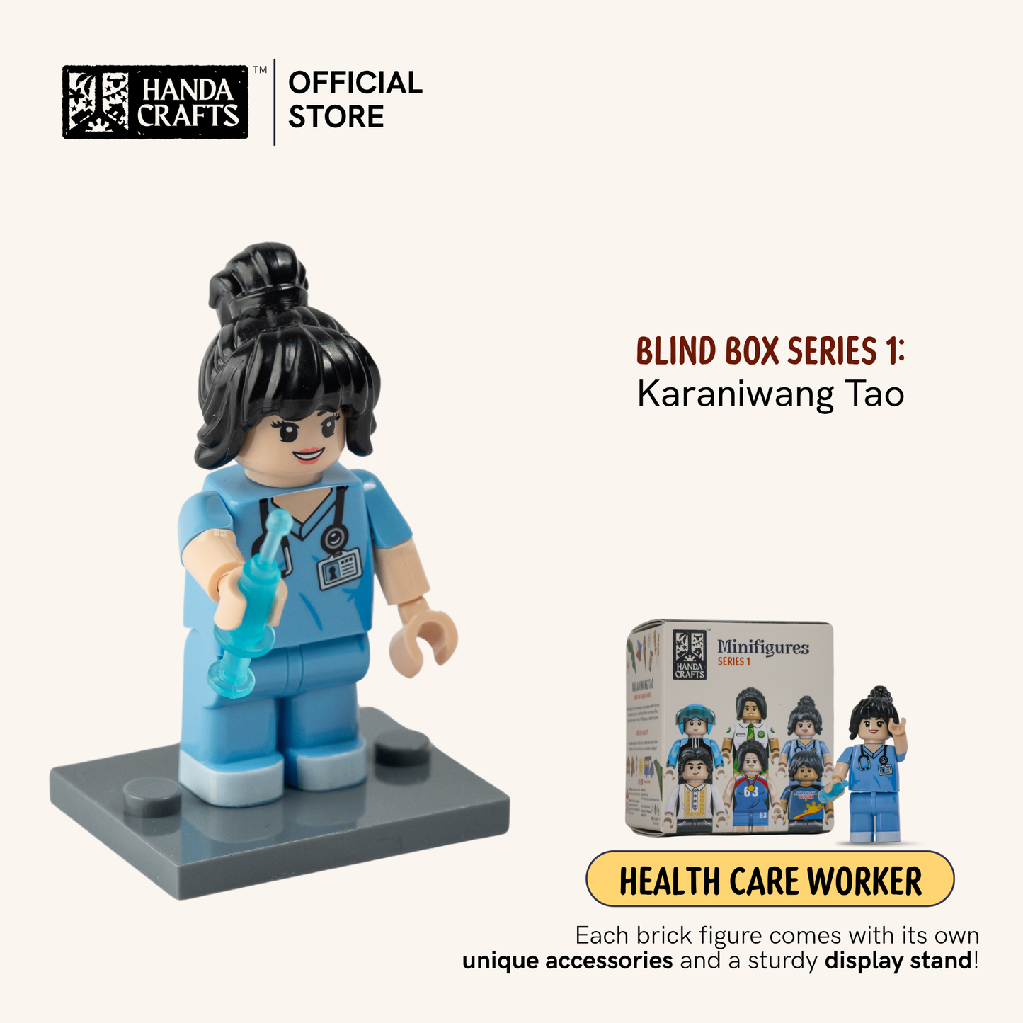Brick figure Blindbox Series 1: Karaniwang Tao (1 BOX)