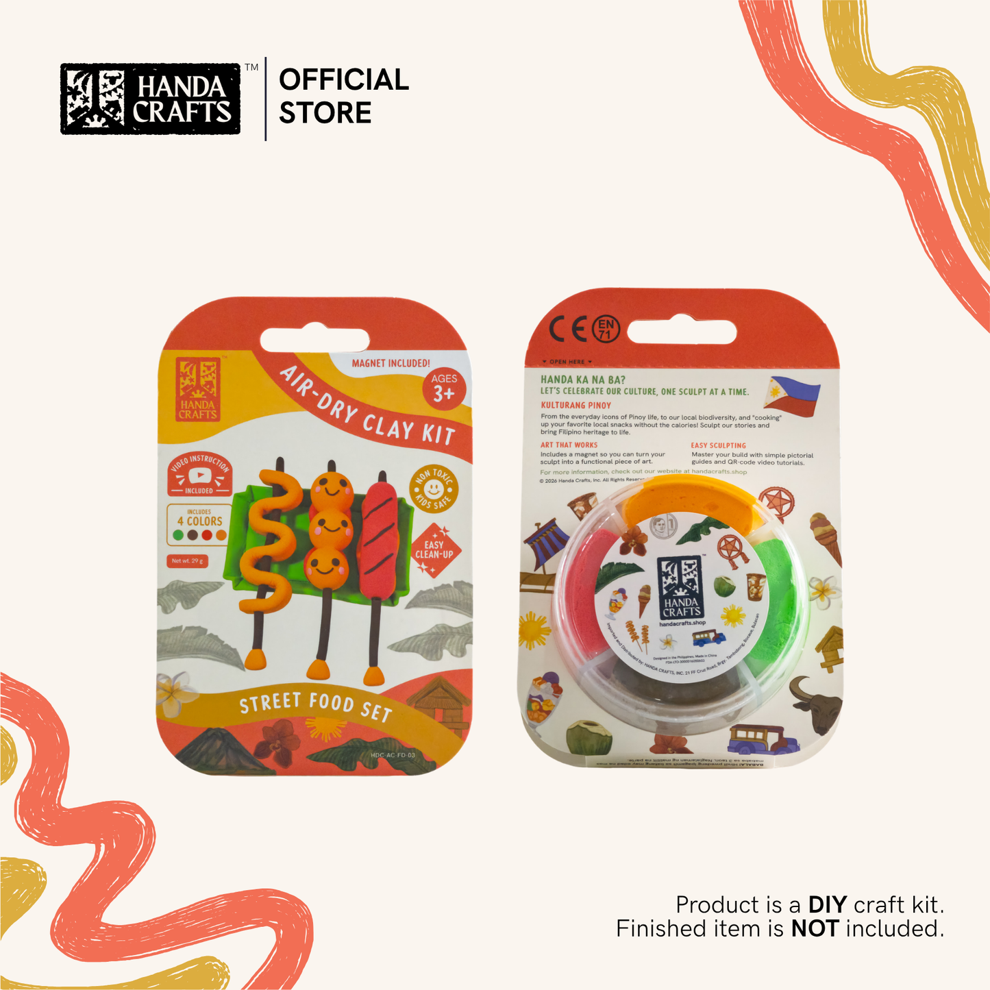 Air-Dry Clay Kit (Food Series)