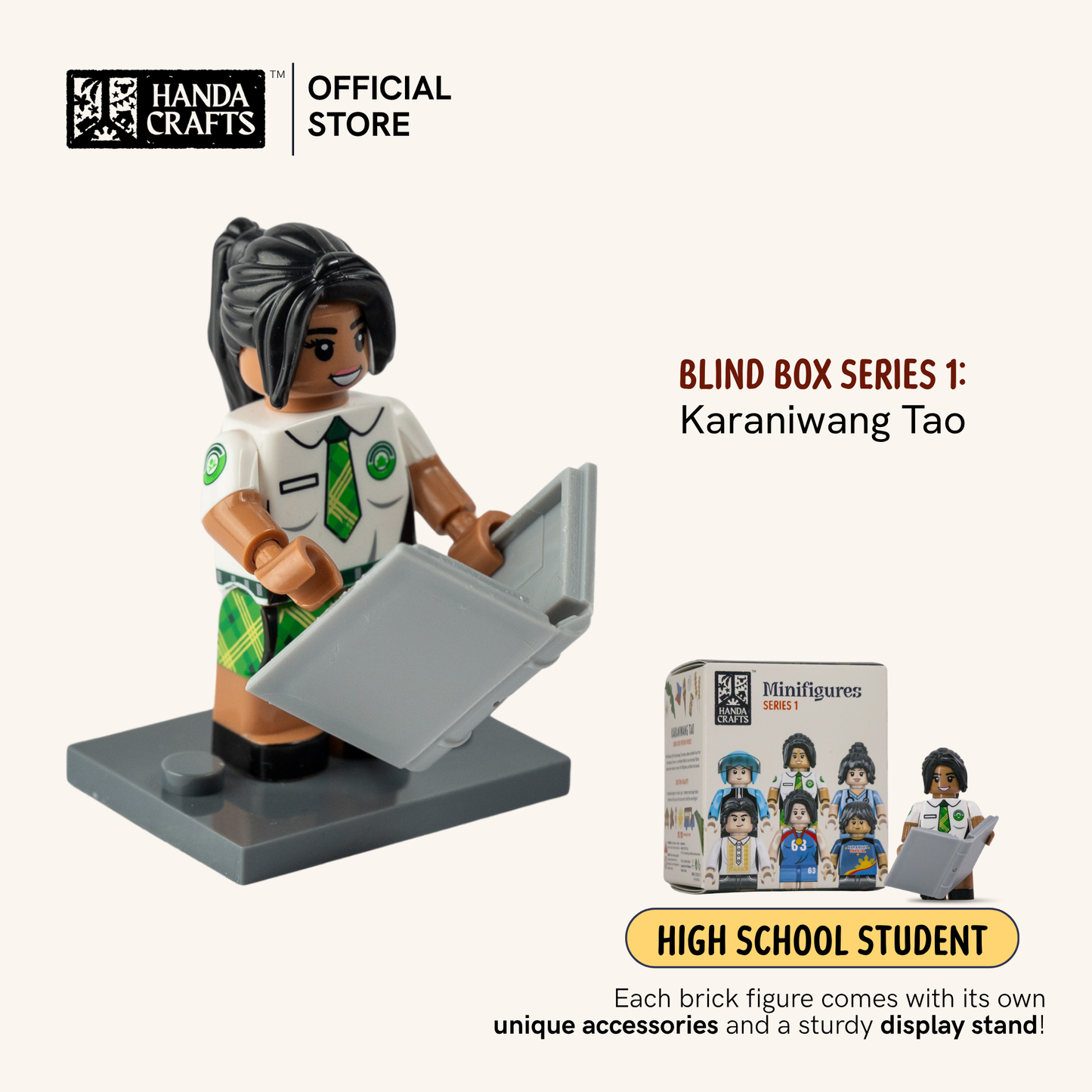 Brick figure Blindbox Series 1: Karaniwang Tao (1 BOX)